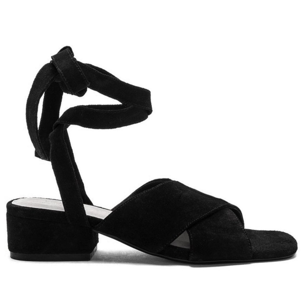 Matisse Leather Block Heel